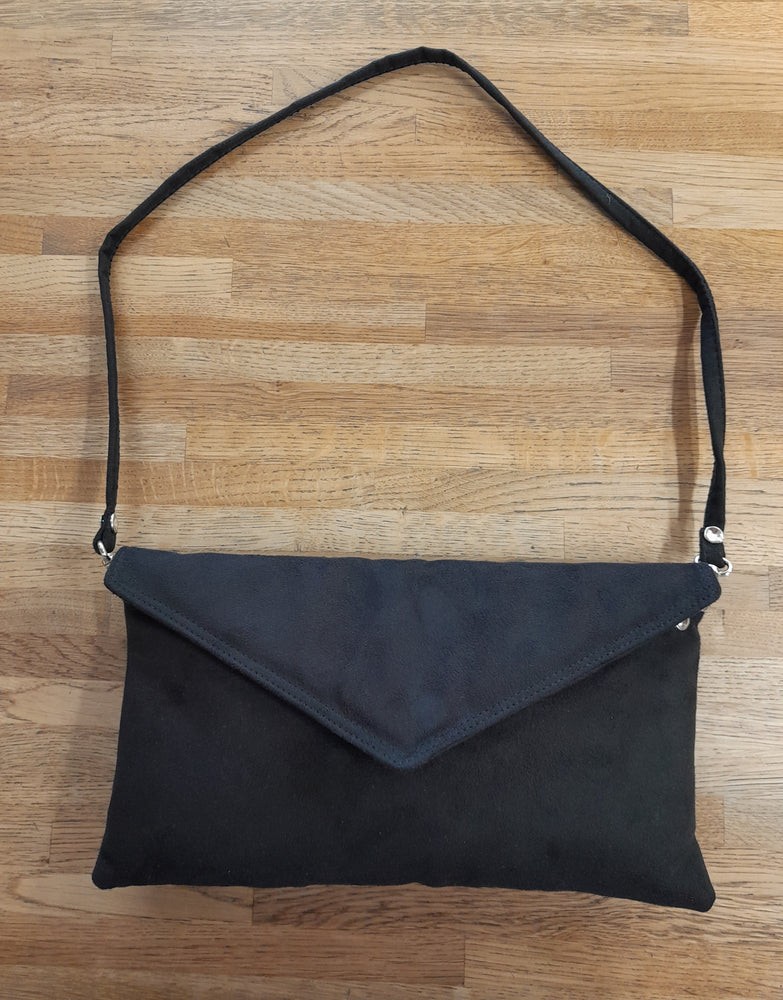 
                  
                    IAS Faux Suede Clutch Bag With Attachable Strap
                  
                