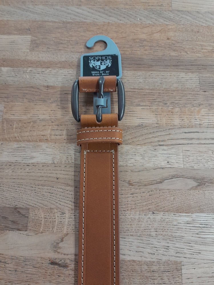 Sophos Tan Mens Leather Belt 855050