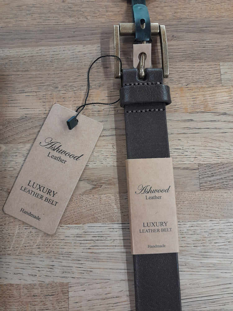 Ashwood Brown Mens Leather Belt MB-109