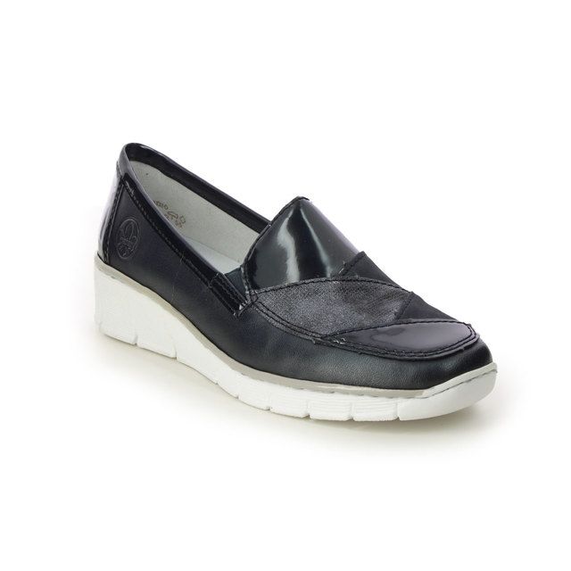 Patch Wedge Loafer