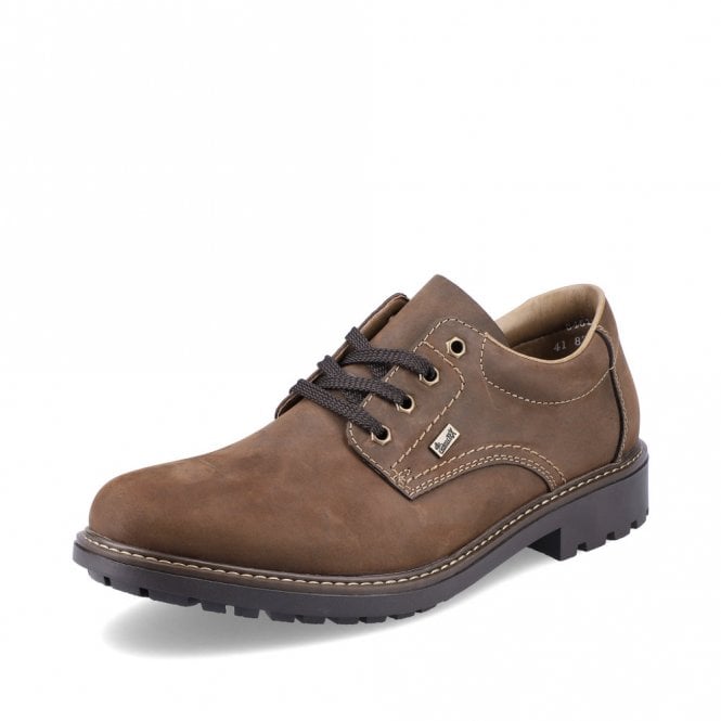 Rieker Brown Waterproof Lace Shoe
