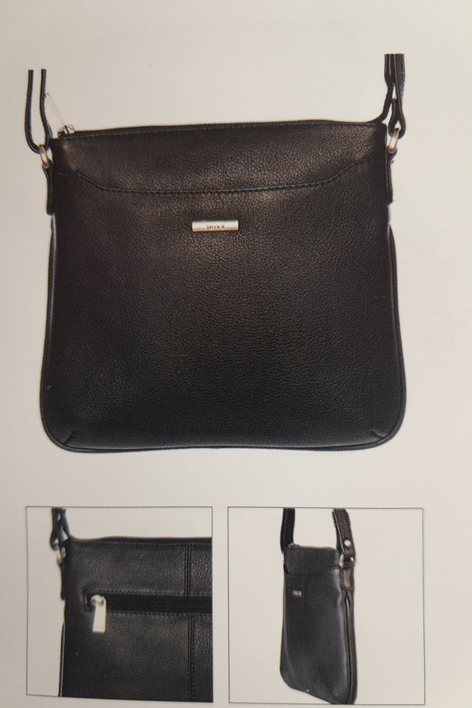 Nova Leather Handbag Black 807