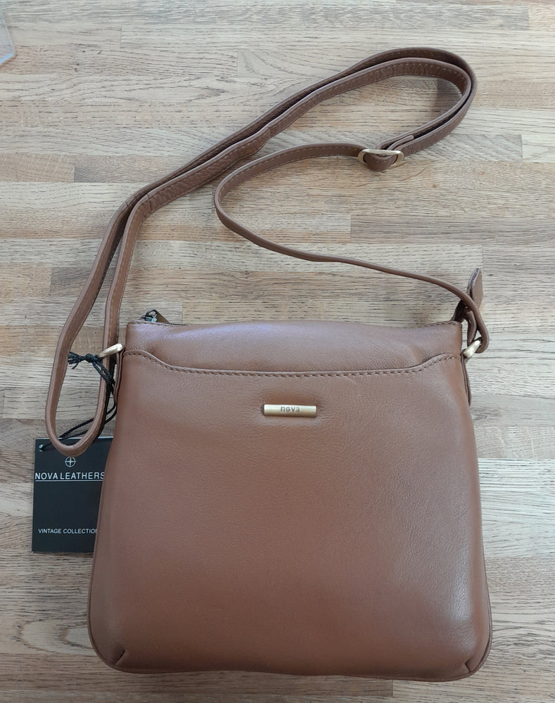 Nova Leather Handbag Chestnut 807