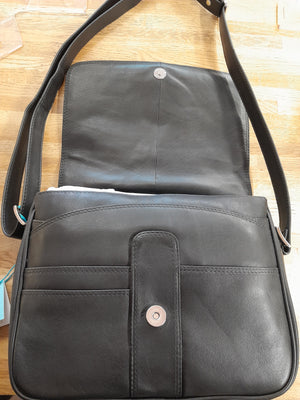 
                  
                    Nova Leather Handbag Navy 0720E
                  
                