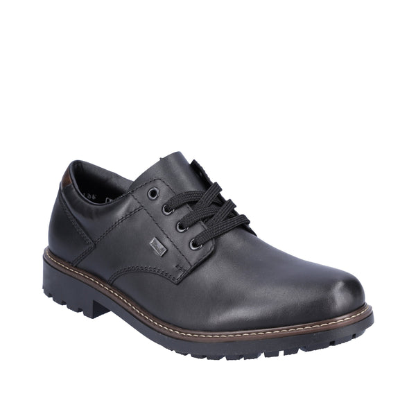 Rieker Black Waterproof Lace Shoe