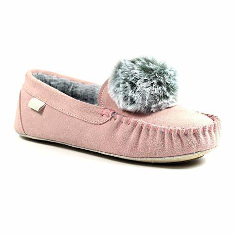 LAZYdogz Bessie Moccasin Full Slipper